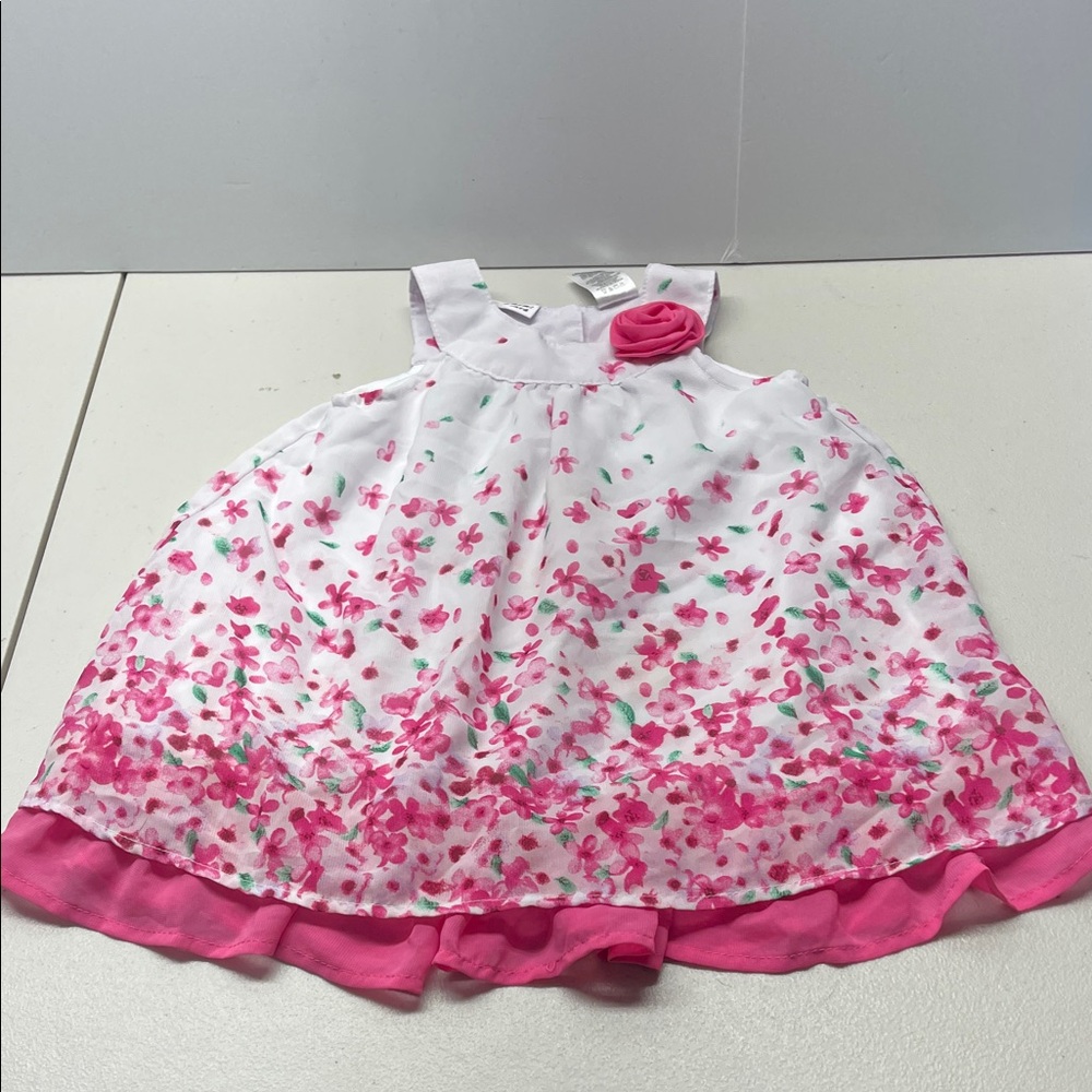 Charming Pink Floral Kids Dress. Size 24M